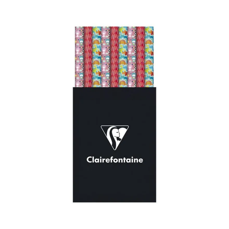 Clairefontaine Alliance - Papier cadeau kraft - 70 cm x 2 m - disponible dans différents modèles enfants