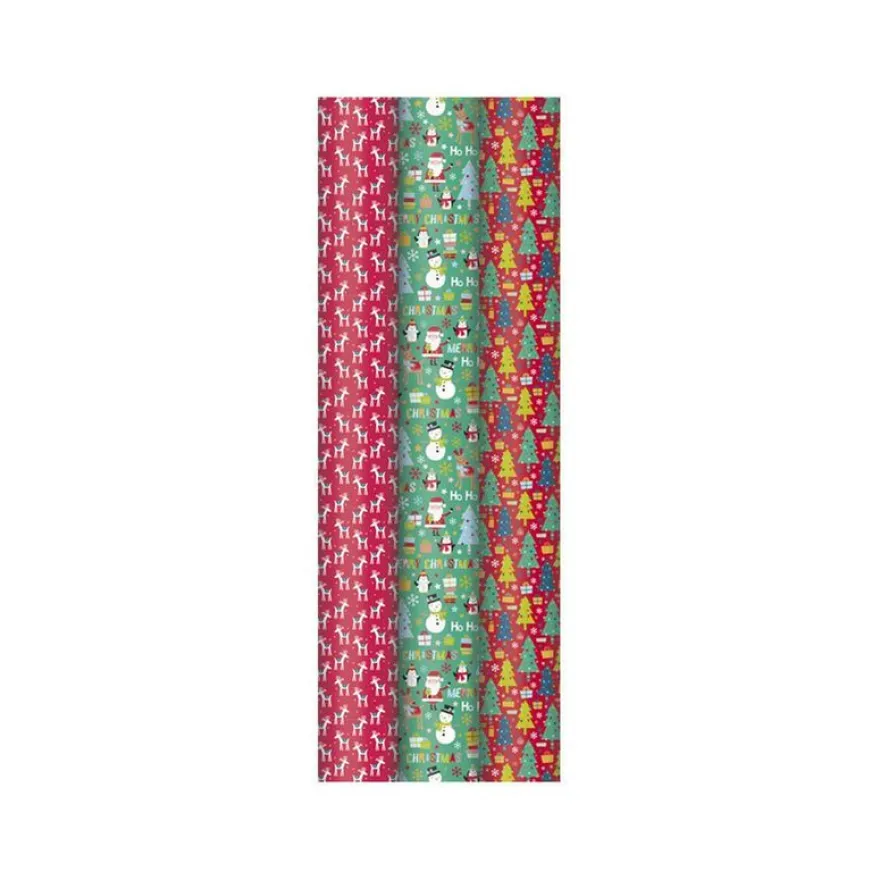 Clairefontaine Alliance - Papier cadeau kraft - 70 cm x 2 m - disponible dans différents modèles enfants Noël
