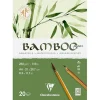 Clairefontaine Bamboo - Bloc encollé aquarelle - 20 feuilles - A4 - 250 gr