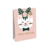 Clairefontaine Cat'Mas - Sac cadeau - 26,5 cm x 14 cm x 33 cm - rose