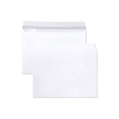 Clairefontaine Clairalfa - 250 Enveloppes C5 162 x 229 mm - 90 gr - sans fenêtre - blanc - bande adhésive