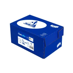 Clairefontaine Clairalfa - 250 Enveloppes DL 110 x 220 mm - 90 gr - sans fenêtre - blanc - bande adhésive