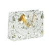 Clairefontaine Dans les bois - Sac cadeau shopping - 32 cm x 13 cm x 24,5 cm - vert