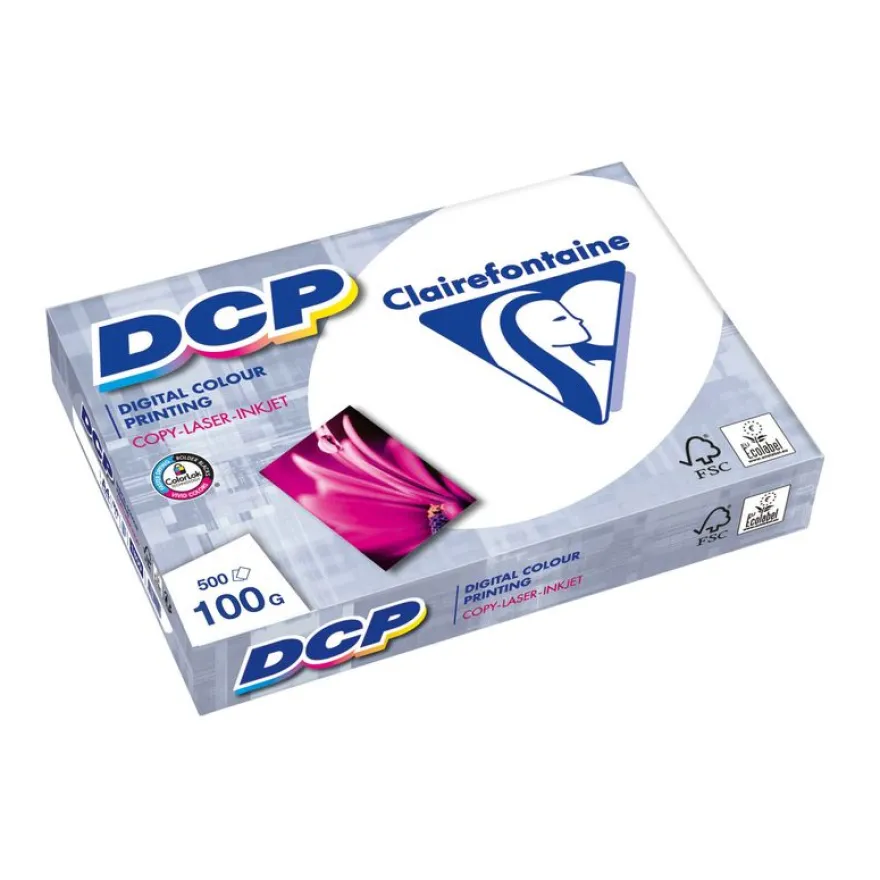 Clairefontaine DCP - Papier ultra blanc - A3 (297 x 420 mm) - 100 g/m² - Ramette de 500 feuilles
