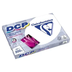 Clairefontaine DCP - Papier ultra blanc - A4 (210 x 297 mm) - 200 g/m² - Ramette de 250 feuilles