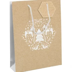 Clairefontaine Eurowrap - Sac cadeau - 26,5 cm x 14 cm x 33 cm - dalécarlie