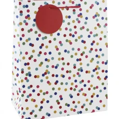 Clairefontaine Eurowrap - Sac cadeau - 26,5 cm x 14 cm x 33 cm - pois