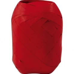 Clairefontaine Eurowrap Christmas - Bolduc mat - ruban d'emballage cadeau - rouge