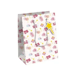 Clairefontaine Excellia - Sac cadeau Magie - 21,5 x 10,2 x 25,3 cm - rose