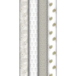 Clairefontaine Excellia Christmas - Papier cadeau - 70 cm x 2 m - naturel - différents modèles disponibles