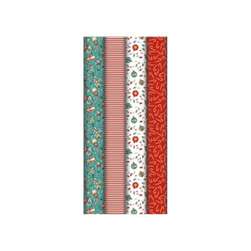Clairefontaine Excellia Christmas - Emballage cadeau - 70 cm x 2 m - 80 g/m² - leprechauns