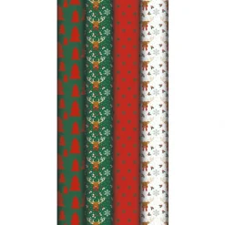 Clairefontaine Excellia Christmas - Papier cadeau - 70 cm x 2 m - flocons - différents modèles disponibles