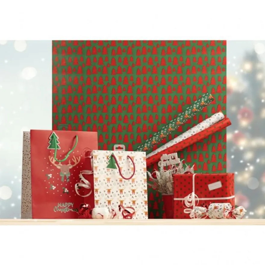 Clairefontaine Excellia Christmas - Papier cadeau - 70 cm x 2 m - flocons - différents modèles disponibles