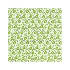 Clairefontaine Excellia Tiny Rolls - Papier cadeau fleurs vertes - 35 cm x 5 m - 80 g/m²