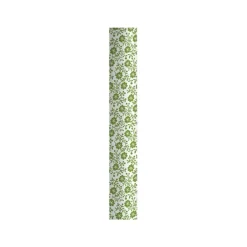 Clairefontaine Excellia Tiny Rolls - Papier cadeau fleurs vertes - 35 cm x 5 m - 80 g/m²