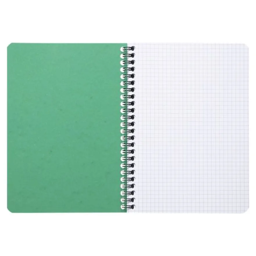 Clairefontaine Forever - Cahier à spirale A5 - 120 pages - petits carreaux (5x5 mm)