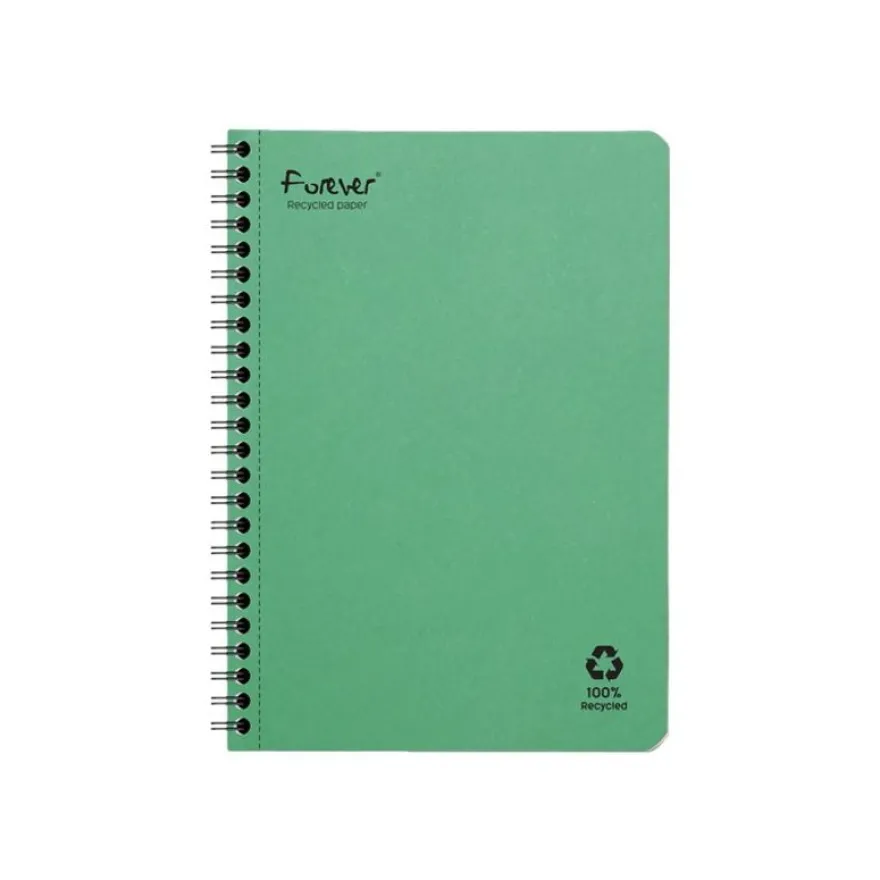 Clairefontaine Forever - Cahier à spirale A5 - 120 pages - petits carreaux (5x5 mm)