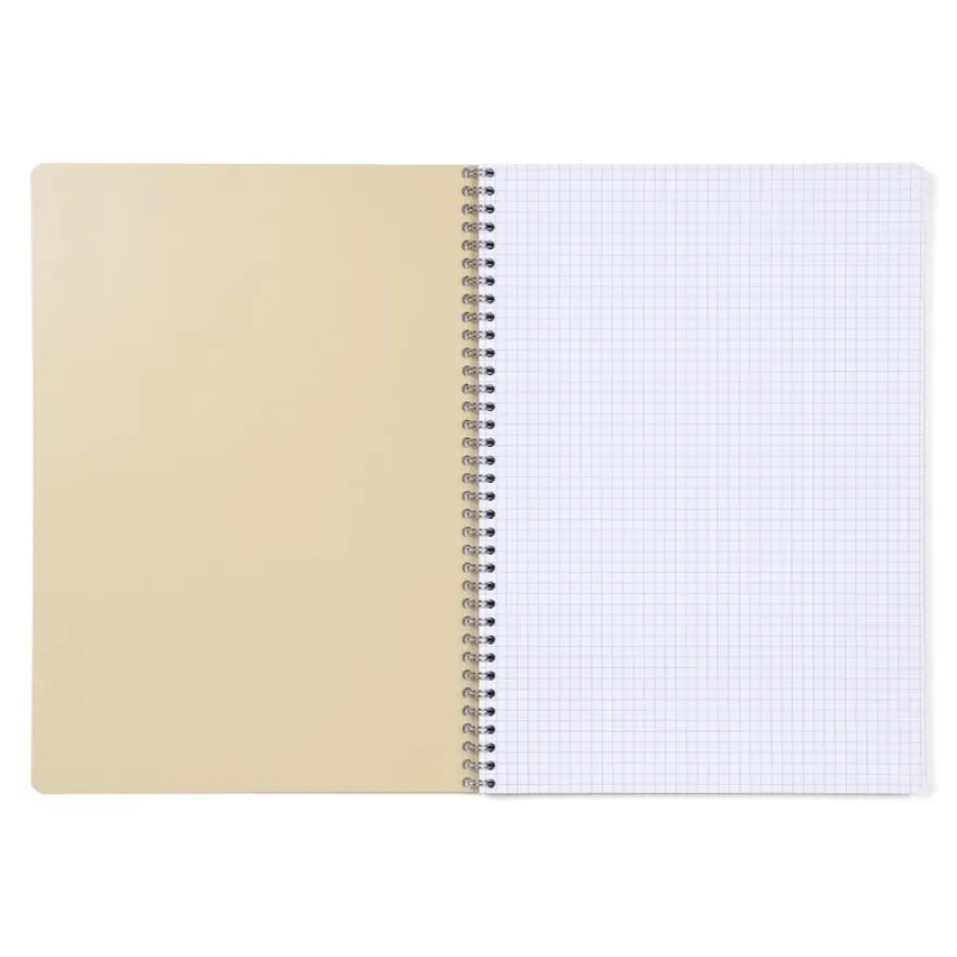 Clairefontaine Forever - Cahier à spirale A4 (21x29,7 cm) - 120 pages - petits carreaux (5x5 mm)