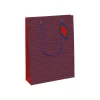Clairefontaine Geo - Sac cadeau grand 26,5 x 14 x 33 cm - rouge