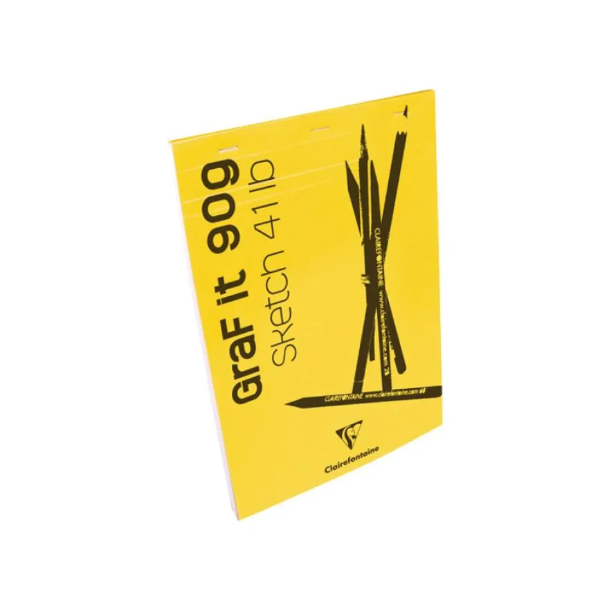 Clairefontaine Graf It - Carnet de croquis - 80 feuilles - A5 - 90 gr - disponible dans différentes couleurs