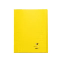 Clairefontaine Koverbook - Cahier polypro 24 x 32 cm - 48 pages - petits carreaux (5x5 mm) - jaune