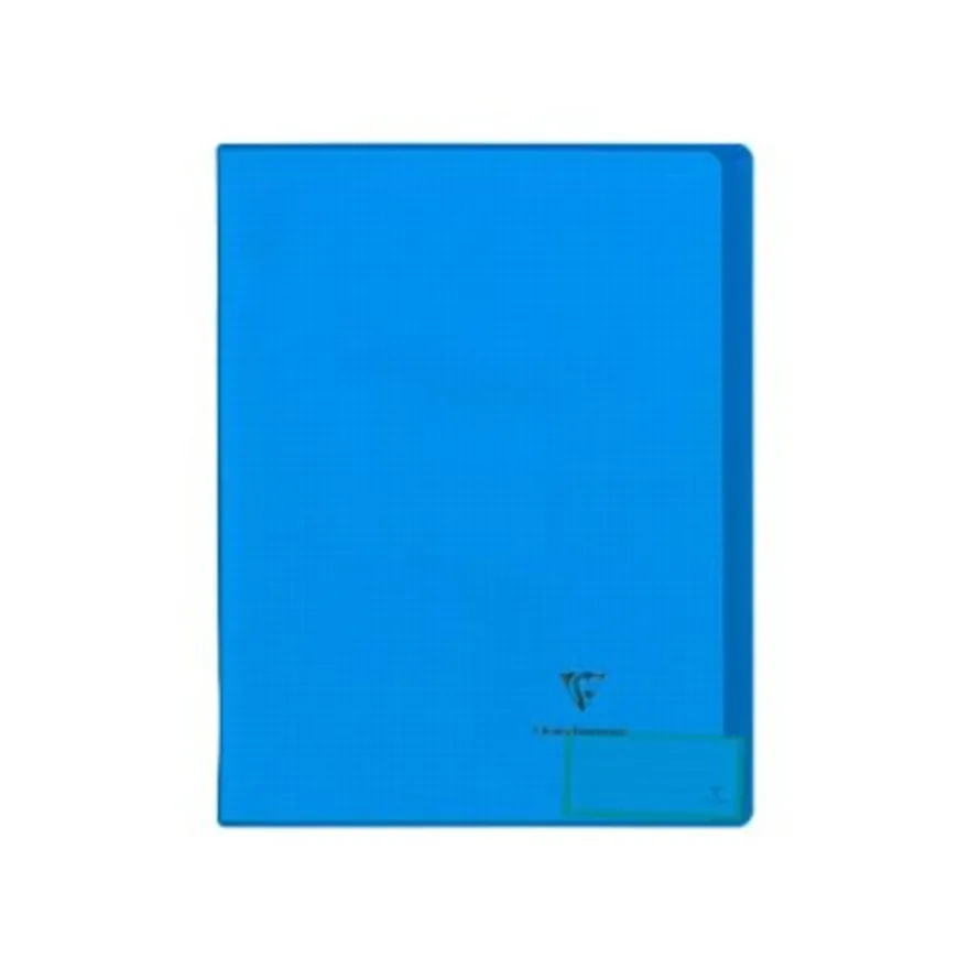 Clairefontaine Koverbook - Cahier polypro A4 (21x29,7 cm) - 96 pages - petits carreaux (5x5 mm) - disponible dans différentes couleurs