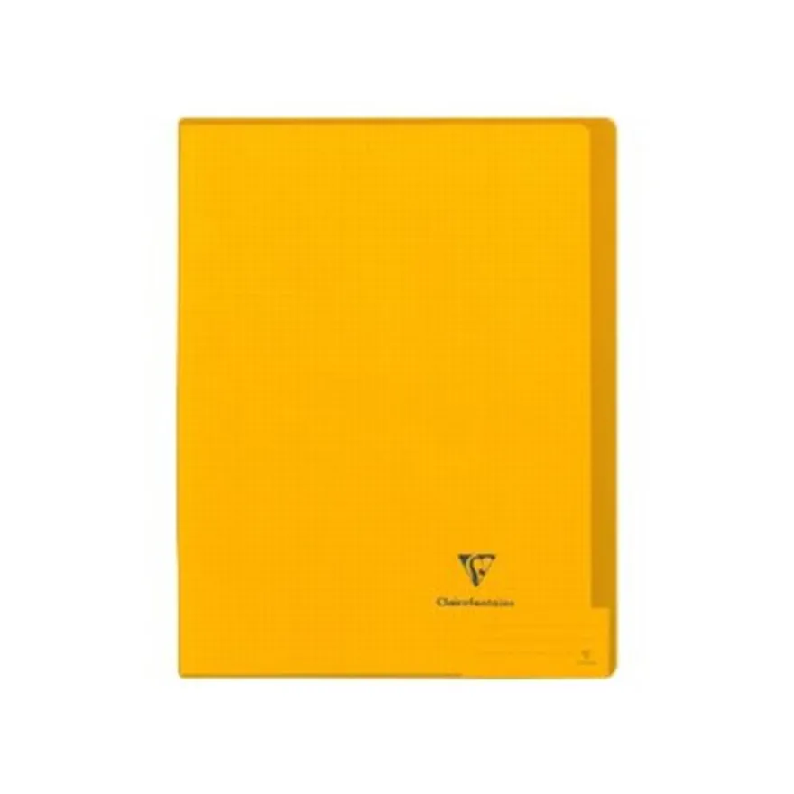 Clairefontaine Koverbook - Cahier polypro A4 (21x29,7 cm) - 96 pages - petits carreaux (5x5 mm) - disponible dans différentes couleurs