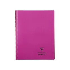 Clairefontaine Koverbook - Cahier à spirale polypro 24 x 32 cm - 160 pages - petits carreaux (5x5 mm) - disponible dans différentes couleurs