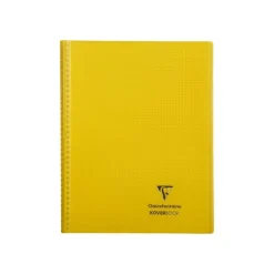 Clairefontaine Koverbook - Cahier à spirale polypro 24 x 32 cm - 160 pages - petits carreaux (5x5 mm) - disponible dans différentes couleurs