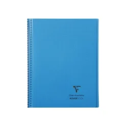 Clairefontaine Koverbook - Cahier à spirale polypro 24 x 32 cm - 160 pages - petits carreaux (5x5 mm) - disponible dans différentes couleurs