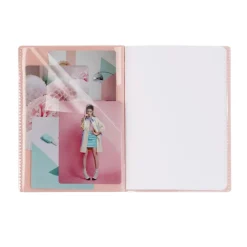 Clairefontaine Koverbook - Carnet polypro 11 x 17 cm - 96 pages - petits carreaux (5x5 mm) - disponible dans différentes couleurs pastels