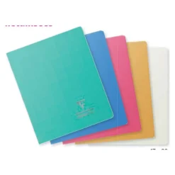 Clairefontaine Koverbook Silver - Carnet polypro 11 x 17 cm - 96 pages - ligné - disponible dans différentes couleurs