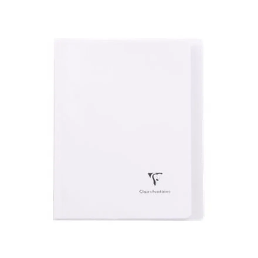 Clairefontaine Koverbook - Cahier polypro 17 x 22 cm - 48 pages - grands carreaux (Seyes) - disponible dans différentes couleurs