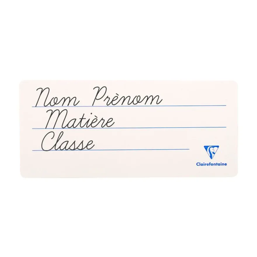 Clairefontaine Koverbook - Bloc de cours agrafé A4+ - 160 pages détachables perforées - grands carreaux (Seyes) - disponible dans différentes couleurs