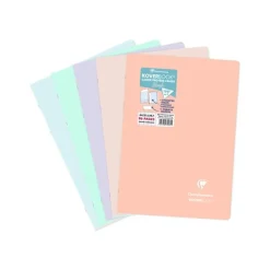 Clairefontaine Koverbook Blush - Cahier polypro A4 (21x29,7 cm) - 96 pages - grands carreaux (Seyes) - disponible dans différentes couleurs