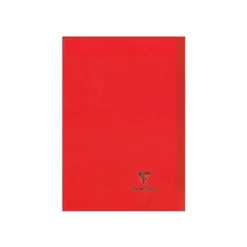 Clairefontaine Koverbook - Cahier polypro A4 (21x29,7 cm) - 96 pages - grands carreaux (Seyes) - rouge