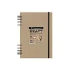 Clairefontaine Kraft - Carnet de dessin à spirale - A5 - 80 feuilles - 115 gr