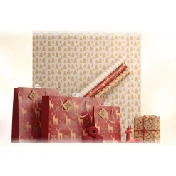 Clairefontaine Lovely Home - Papier cadeau kraft - 70 cm x 5 m - 70 g/m² - différents modèles rouges disponibles