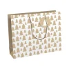 Clairefontaine Lovely Home Green - Sac cadeau blanc - 37,3 cm x 11,8 cm x 27,5 cm