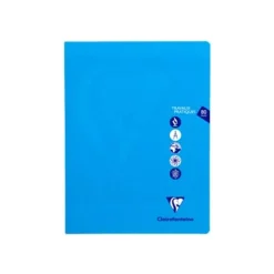 Clairefontaine Mimesys - Cahier polypro de travaux pratiques (TP) - 24 x 32 cm - 80 pages - grands carreaux (Seyes)/uni - disponible dans différentes couleurs