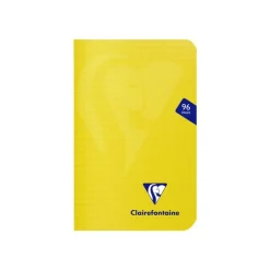Clairefontaine Mimesys - Carnet polypro 9 x 14 cm - 96 pages - petits carreaux (5x5 mm) - disponible dans différentes couleurs