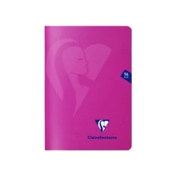 Clairefontaine Mimesys - Carnet polypro 15 x 21 cm - 96 pages - petits carreaux (5x5 mm) - disponible dans différentes couleurs