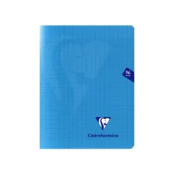 Clairefontaine Mimesys - Cahier polypro 17 x 22 cm - 96 pages - grands carreaux (Seyes) - disponible dans différentes couleurs