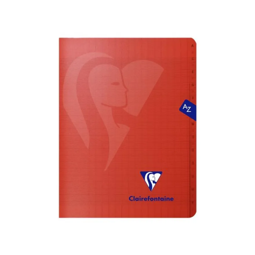 Clairefontaine Mimesys - Répertoire 17 x 22 cm - 96 pages - grands carreaux (Seyes) - disponible dans différentes couleurs