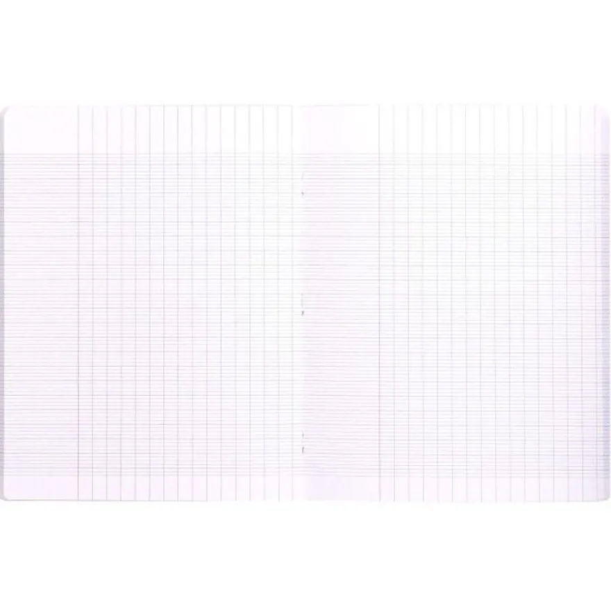 Clairefontaine Mimesys Pastel - Cahier polypro 24 x 32 cm - 96 pages - grands carreaux (Seyes) - disponible dans différentes couleurs