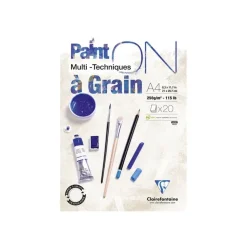 Clairefontaine Paint ON - bloc encollé - A4 - 20 feuilles