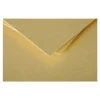 Clairefontaine Pollen - Papier - or - 82 x 128 mm - 210 g/m² - 25 carte(s) cartes pliées en deux