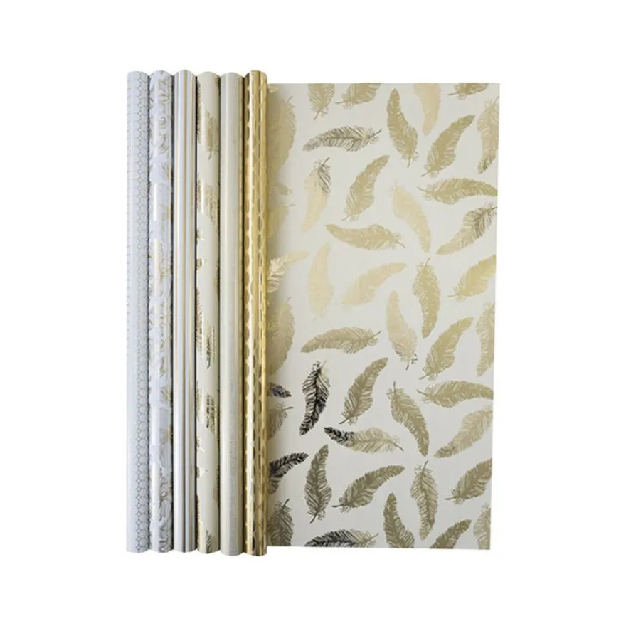 Clairefontaine Premium - Papier cadeau - 70 cm x 2 m - 80 g/m² - disponible dans différents motifs
