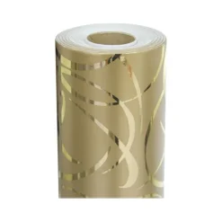 Clairefontaine Premium - Papier cadeau - 70 cm x 50 m - 80 g/m² - arabesques dorées