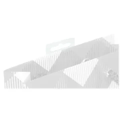 Clairefontaine Premium - Sac cadeau - 12 cm x 4,5 cm x 13,5 cm - arabesque blanc